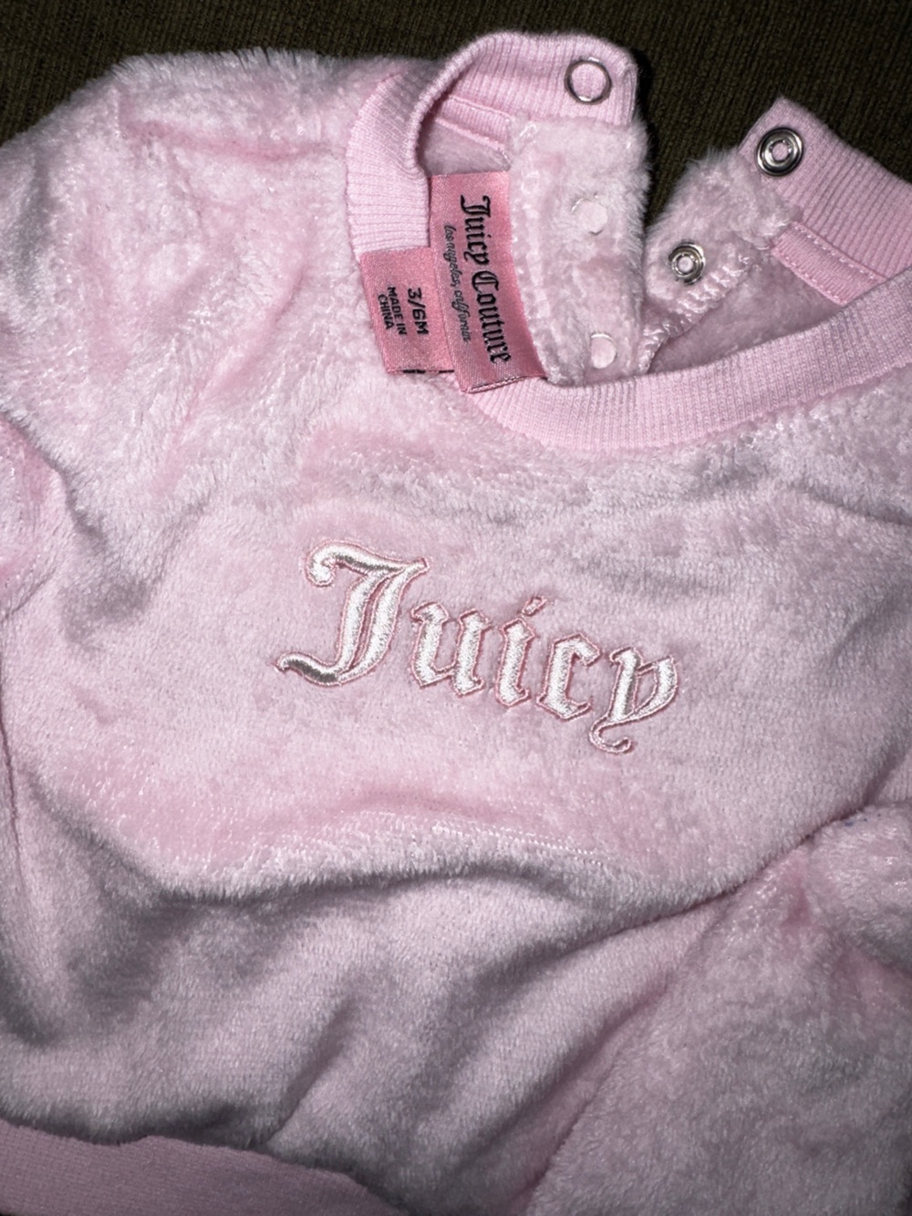 Juicy Couture Pink Plush Set & Gray Bow-Trim Knit Set - Picture 5 of 6